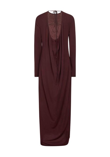 dea dress woman dark brown UMA WANG | UP5038UW790